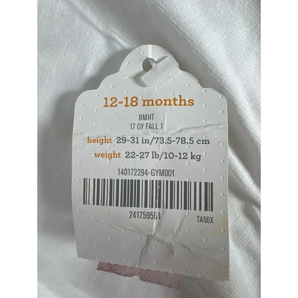 Gymboree Baby My First Halloween Bodysuit 12-18 Months NWT Long Sleeve Spider